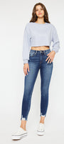 Leo High Rise Ankle Skinny Jeans - Official Kancan USA