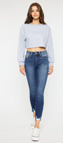 Leo High Rise Ankle Skinny Jeans - Official Kancan USA