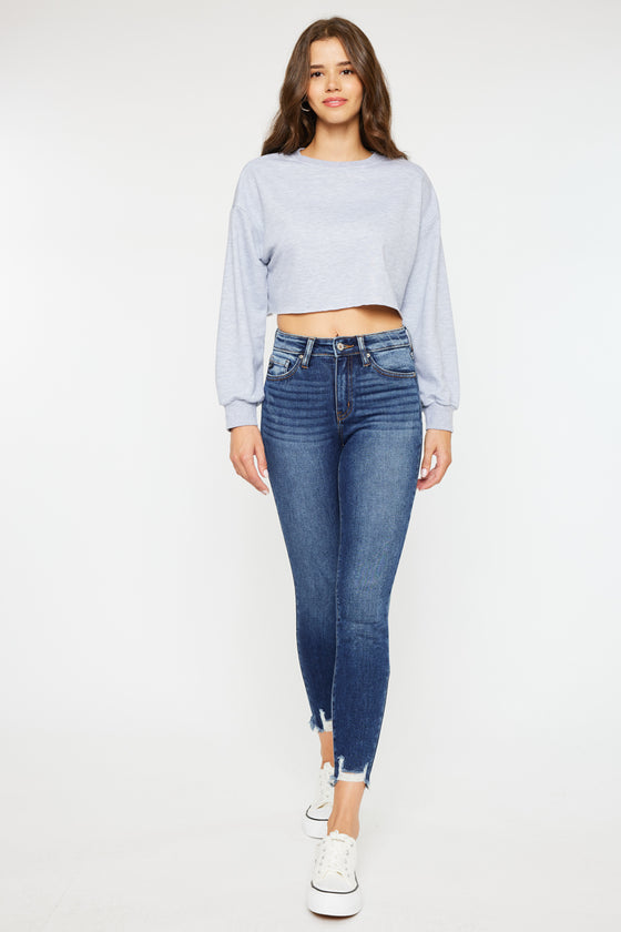 Leo High Rise Ankle Skinny Jeans - Official Kancan USA