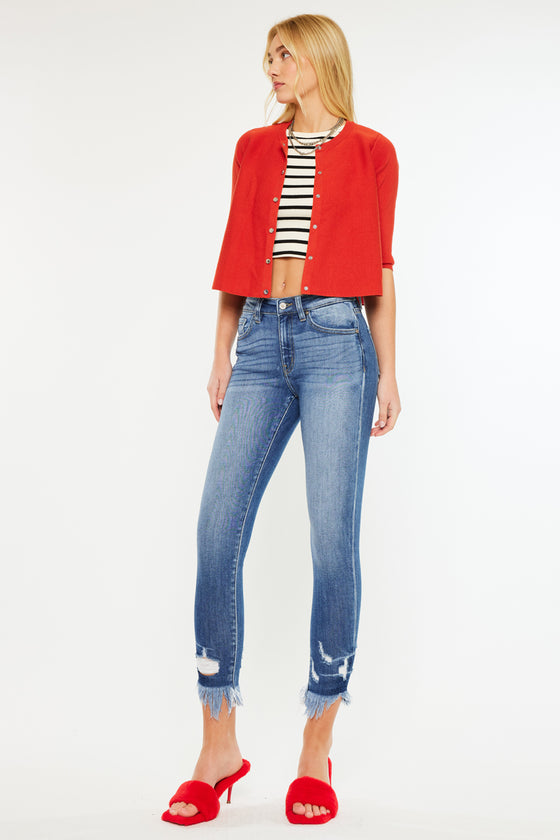 Raleigh High Rise Ankle Skinny - Official Kancan USA