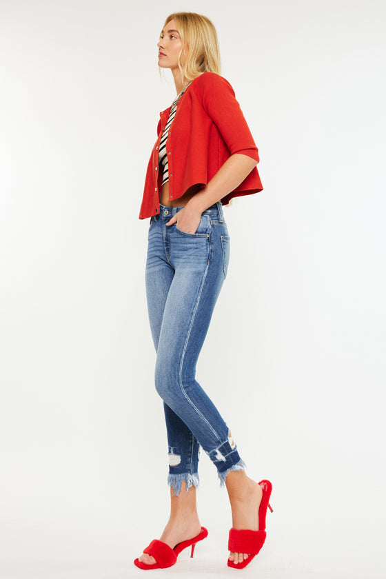 Raleigh High Rise Ankle Skinny - Official Kancan USA