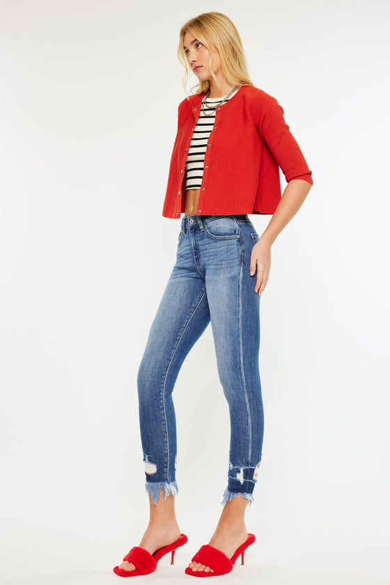 Raleigh High Rise Ankle Skinny - Official Kancan USA