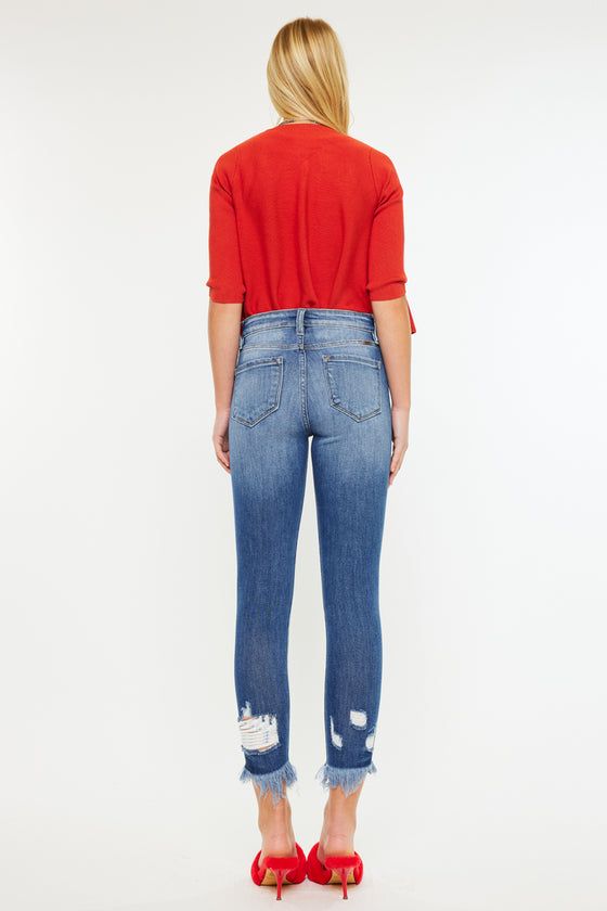 Raleigh High Rise Ankle Skinny - Official Kancan USA