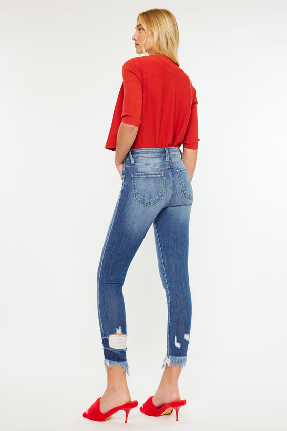 Raleigh High Rise Ankle Skinny - Official Kancan USA