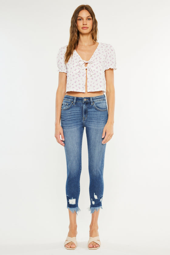 Raleigh High Rise Ankle Skinny - Official Kancan USA