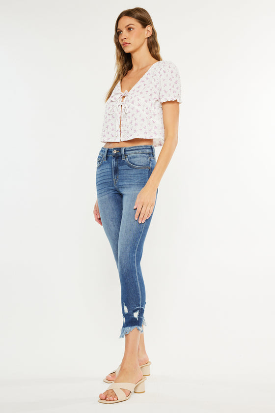 Raleigh High Rise Ankle Skinny - Official Kancan USA