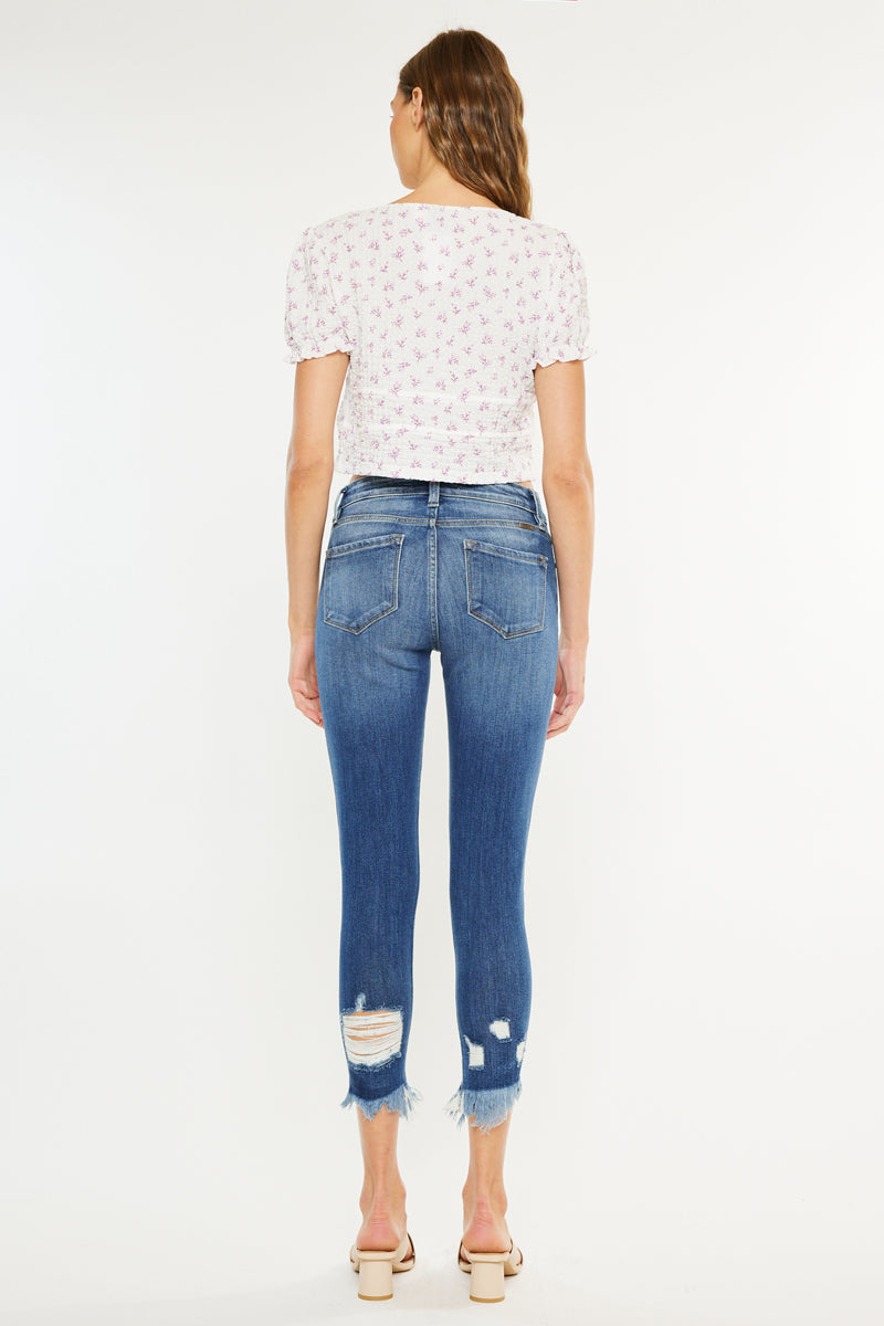 Raleigh High Rise Ankle Skinny - Official Kancan USA