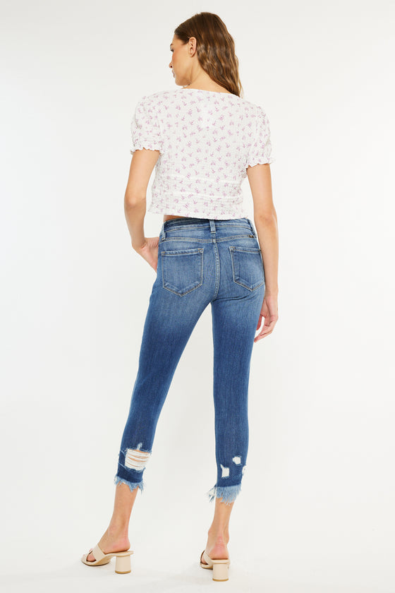 Raleigh High Rise Ankle Skinny - Official Kancan USA