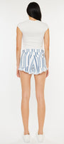 Caspian High Rise Striped Shorts - Official Kancan USA