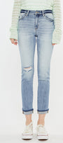 Remio High Rise Mom Jeans - Official Kancan USA