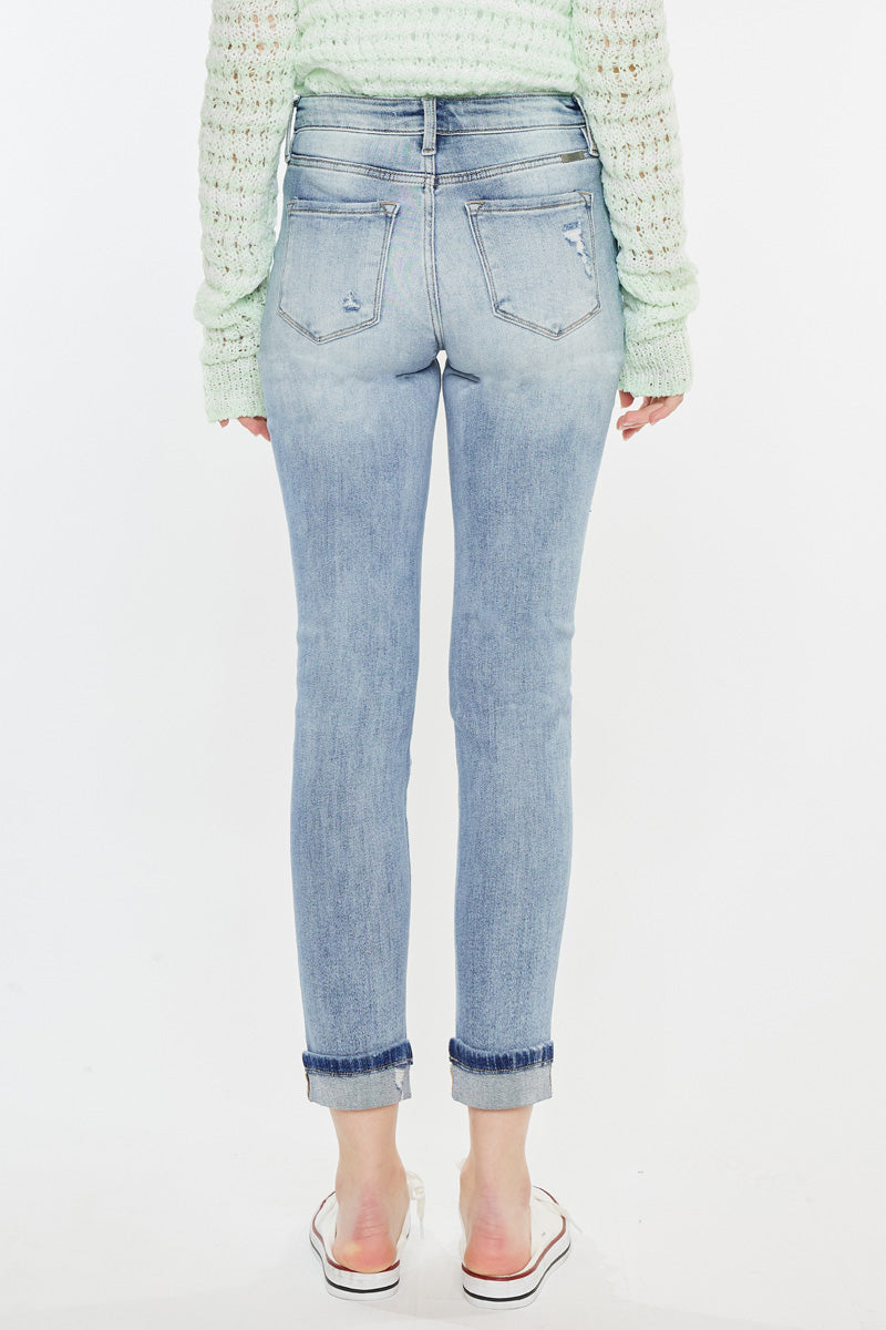 Remio High Rise Mom Jeans - Official Kancan USA