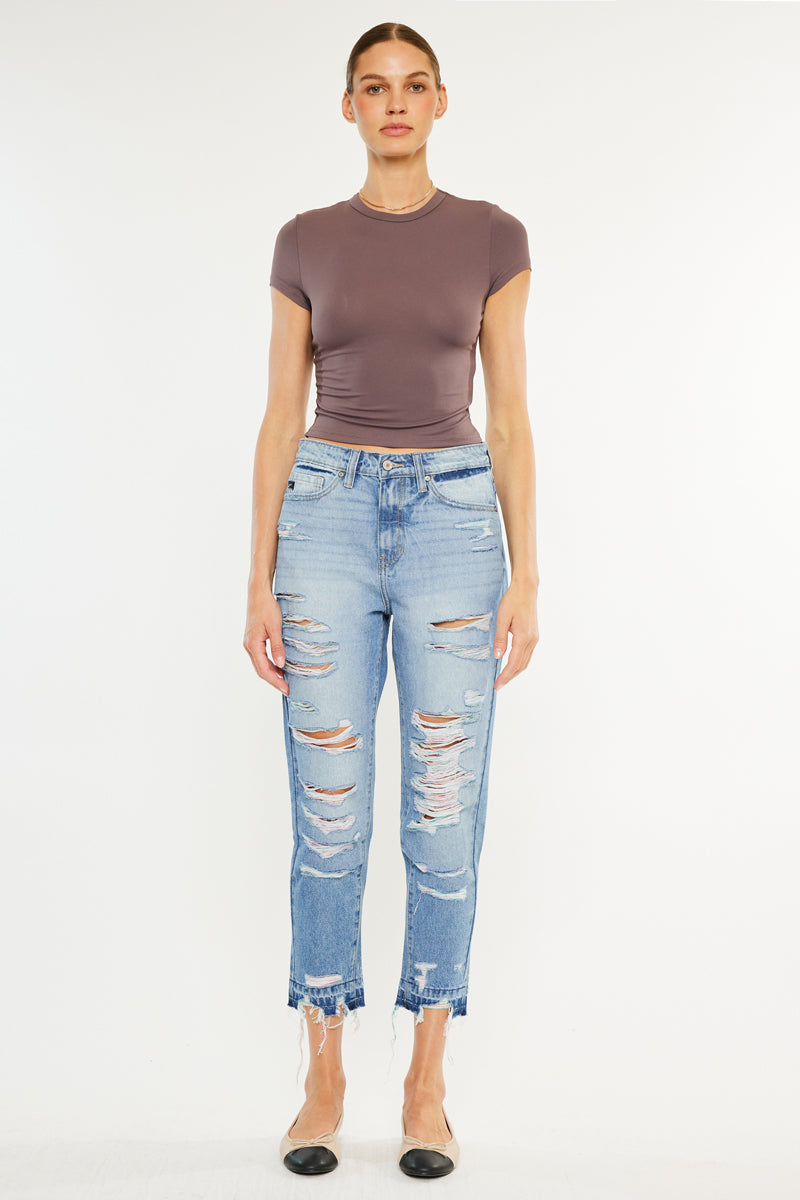 Cheyenne Ultra High Rise Ankle Skinny Jeans - Official Kancan USA