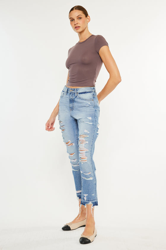 Cheyenne Ultra High Rise Ankle Skinny Jeans - Official Kancan USA