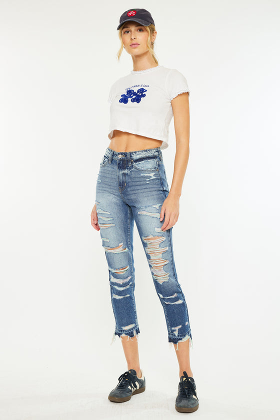 Cheyenne Ultra High Rise Ankle Skinny Jeans - Official Kancan USA