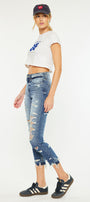 Cheyenne Ultra High Rise Ankle Skinny Jeans - Official Kancan USA