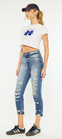 Cheyenne Ultra High Rise Ankle Skinny Jeans - Official Kancan USA