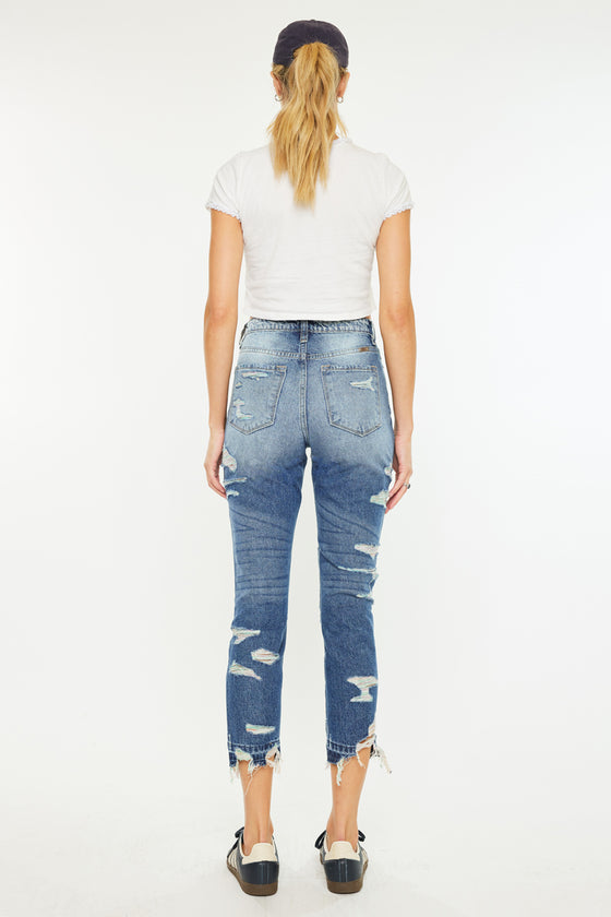 Cheyenne Ultra High Rise Ankle Skinny Jeans - Official Kancan USA