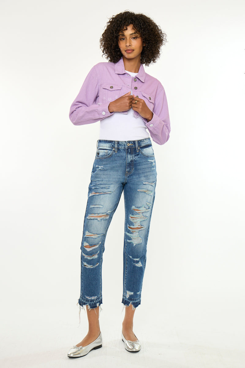 Cheyenne Ultra High Rise Ankle Skinny - Official Kancan USA
