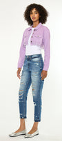 Cheyenne Ultra High Rise Ankle Skinny - Official Kancan USA