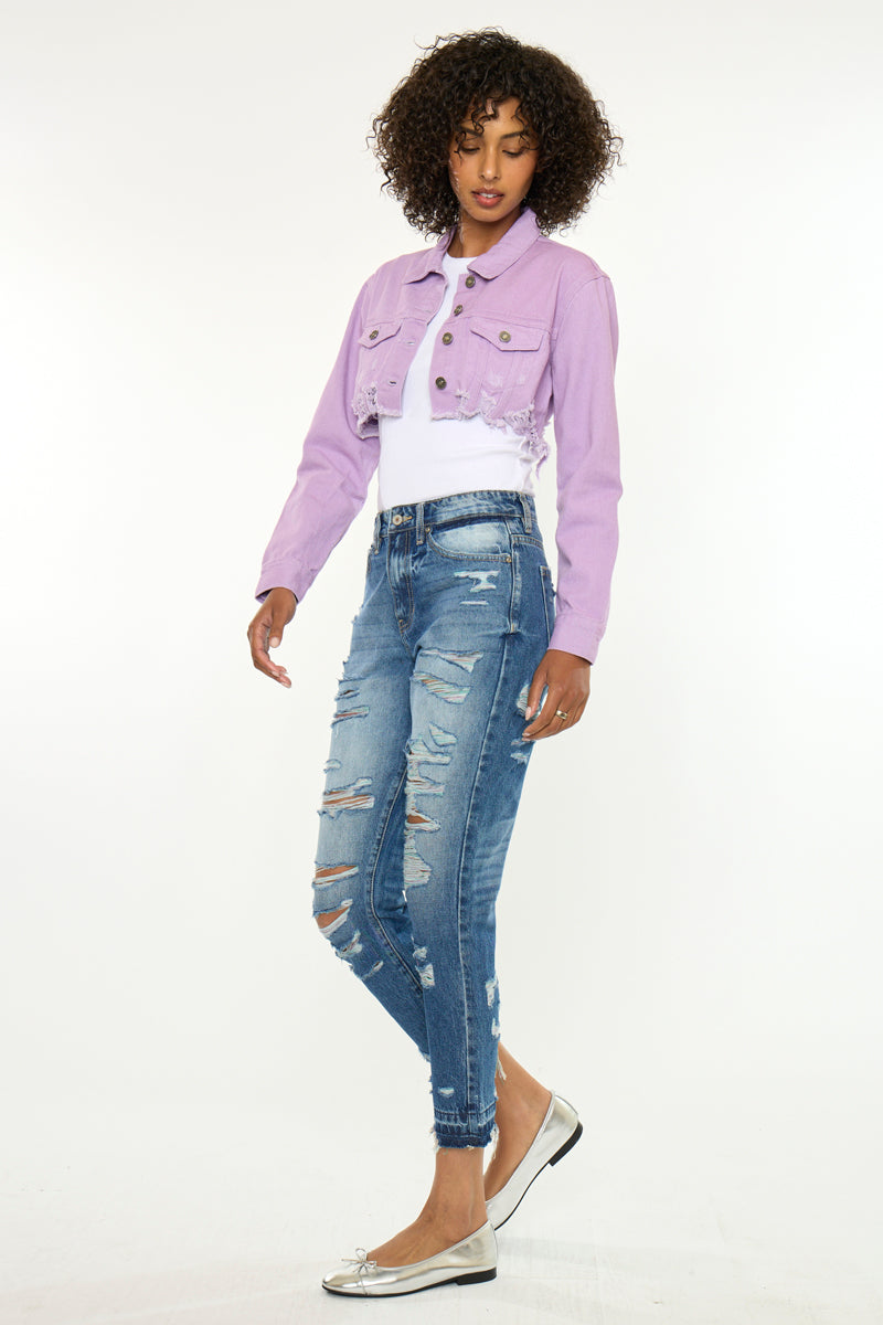 Cheyenne Ultra High Rise Ankle Skinny - Official Kancan USA