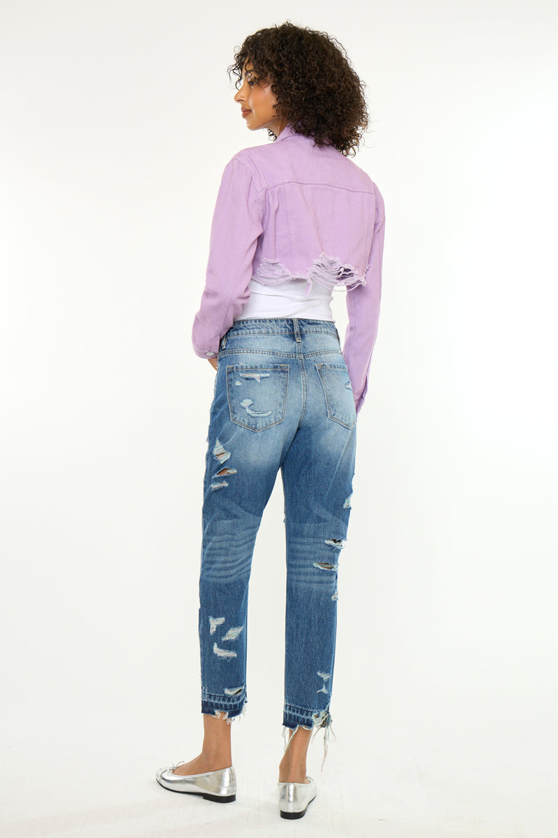 Cheyenne Ultra High Rise Ankle Skinny - Official Kancan USA