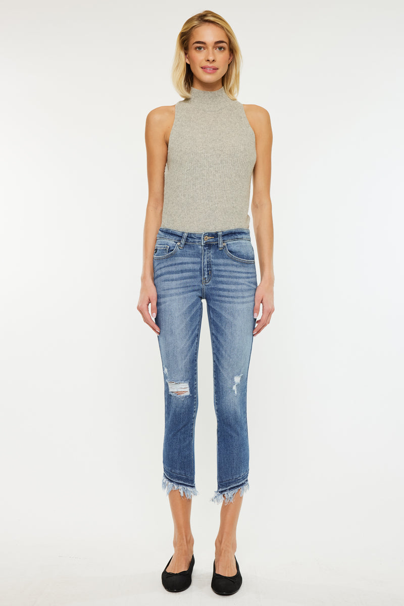 Camila Mid Rise Ankle Skinny Jeans - Official Kancan USA
