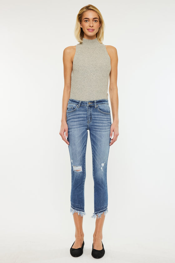 Camila Mid Rise Ankle Skinny Jeans - Official Kancan USA