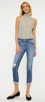 Camila Mid Rise Ankle Skinny Jeans - Official Kancan USA