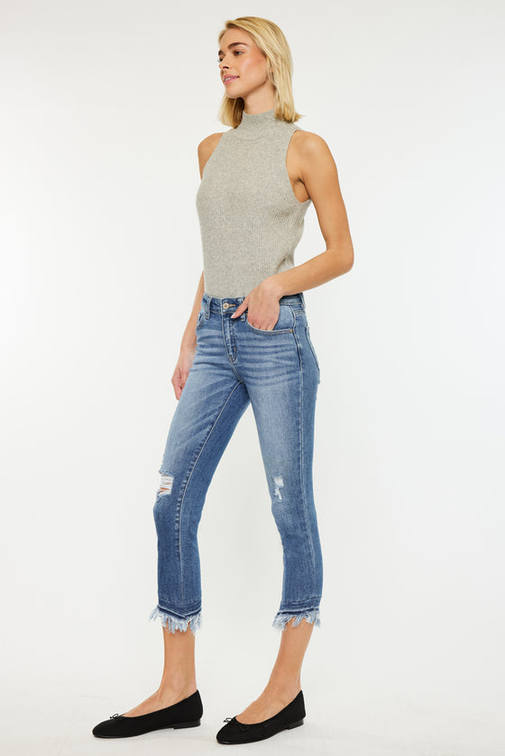 Camila Mid Rise Ankle Skinny Jeans - Official Kancan USA