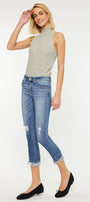 Camila Mid Rise Ankle Skinny Jeans - Official Kancan USA