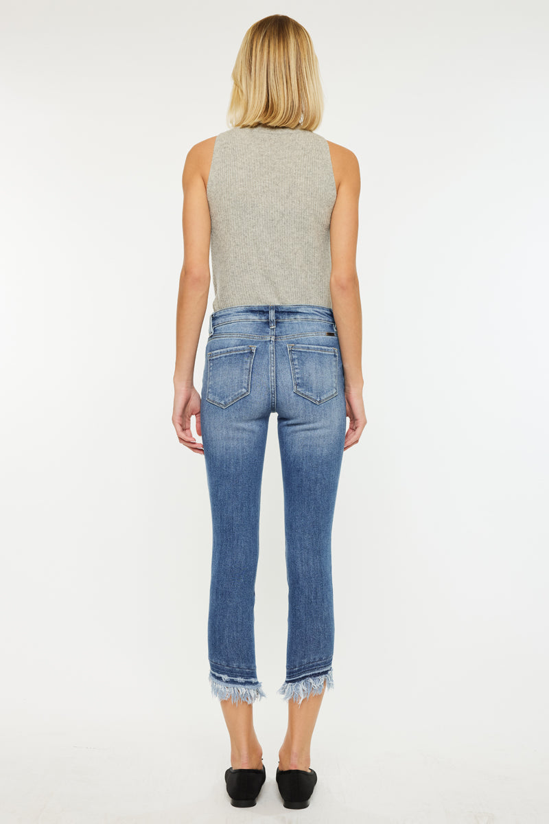 Camila Mid Rise Ankle Skinny Jeans - Official Kancan USA