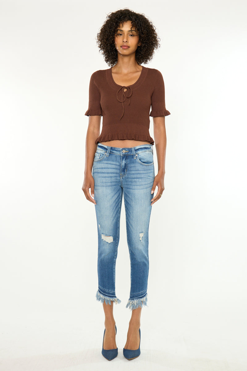 Camila Mid Rise Ankle Skinny - Official Kancan USA