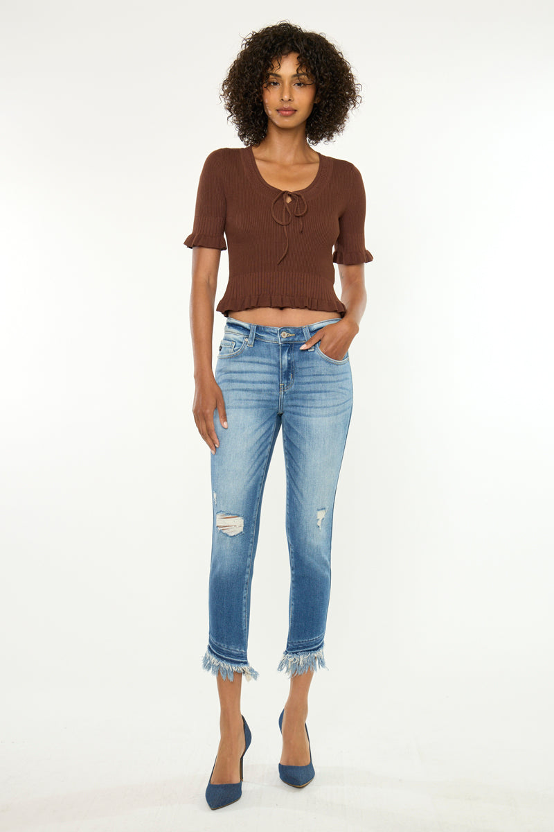 Camila Mid Rise Ankle Skinny - Official Kancan USA