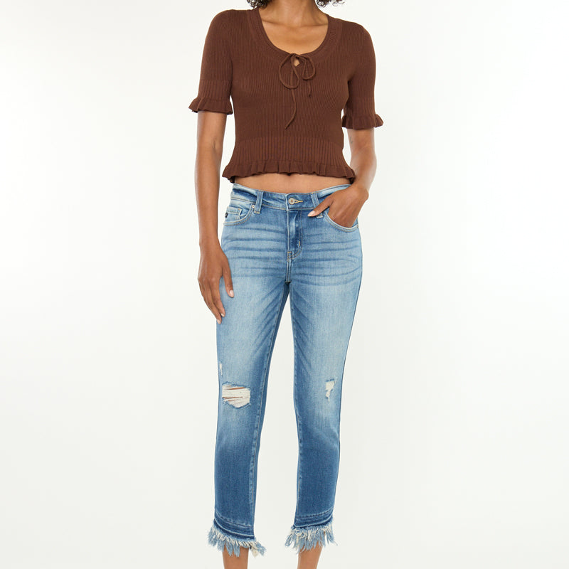 Camila Mid Rise Ankle Skinny - Official Kancan USA