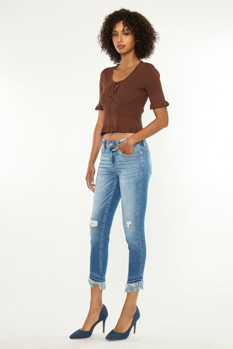 Camila Mid Rise Ankle Skinny - Official Kancan USA