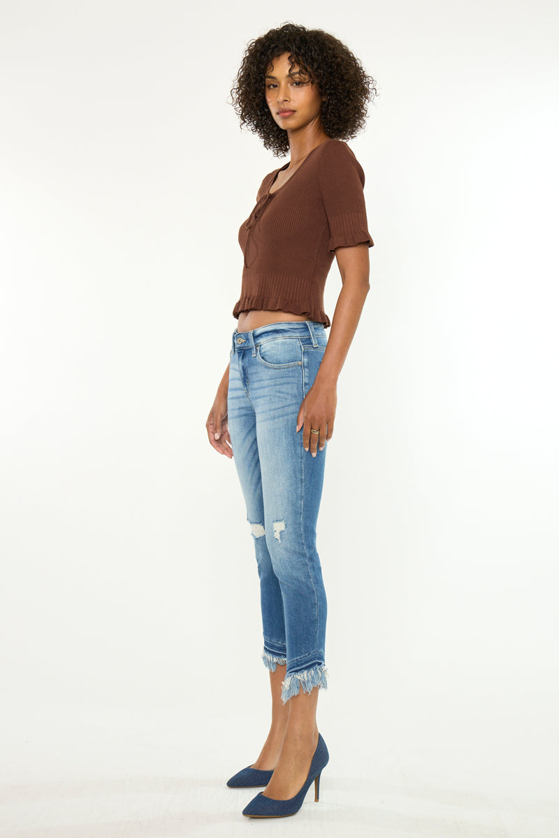 Camila Mid Rise Ankle Skinny - Official Kancan USA