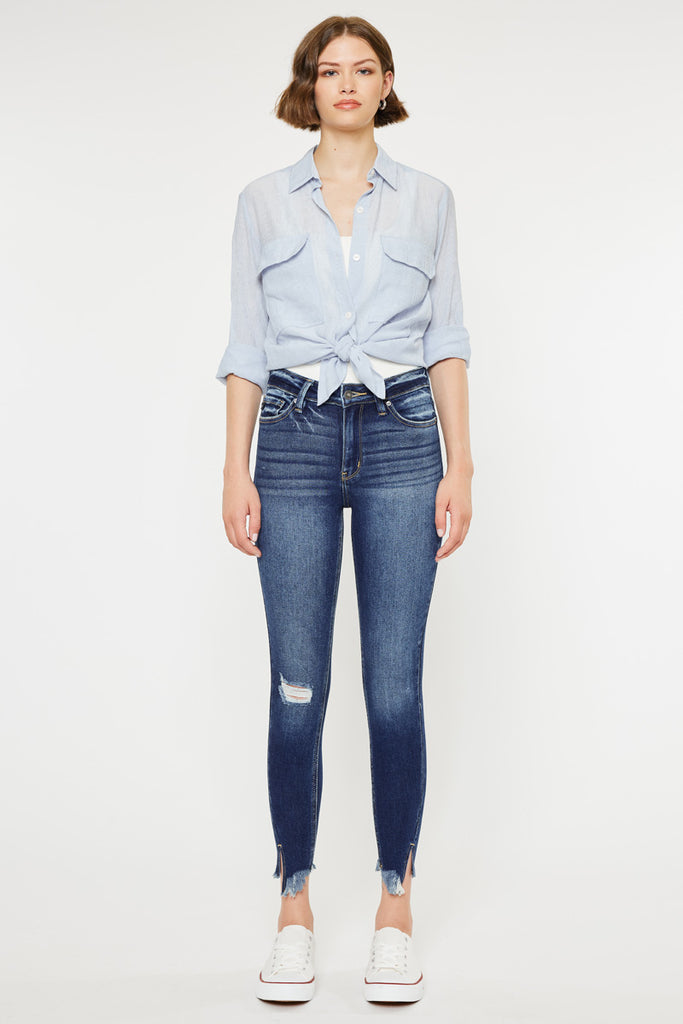 Kancan Jordan High Rise Ankle Skinny Jeans 28