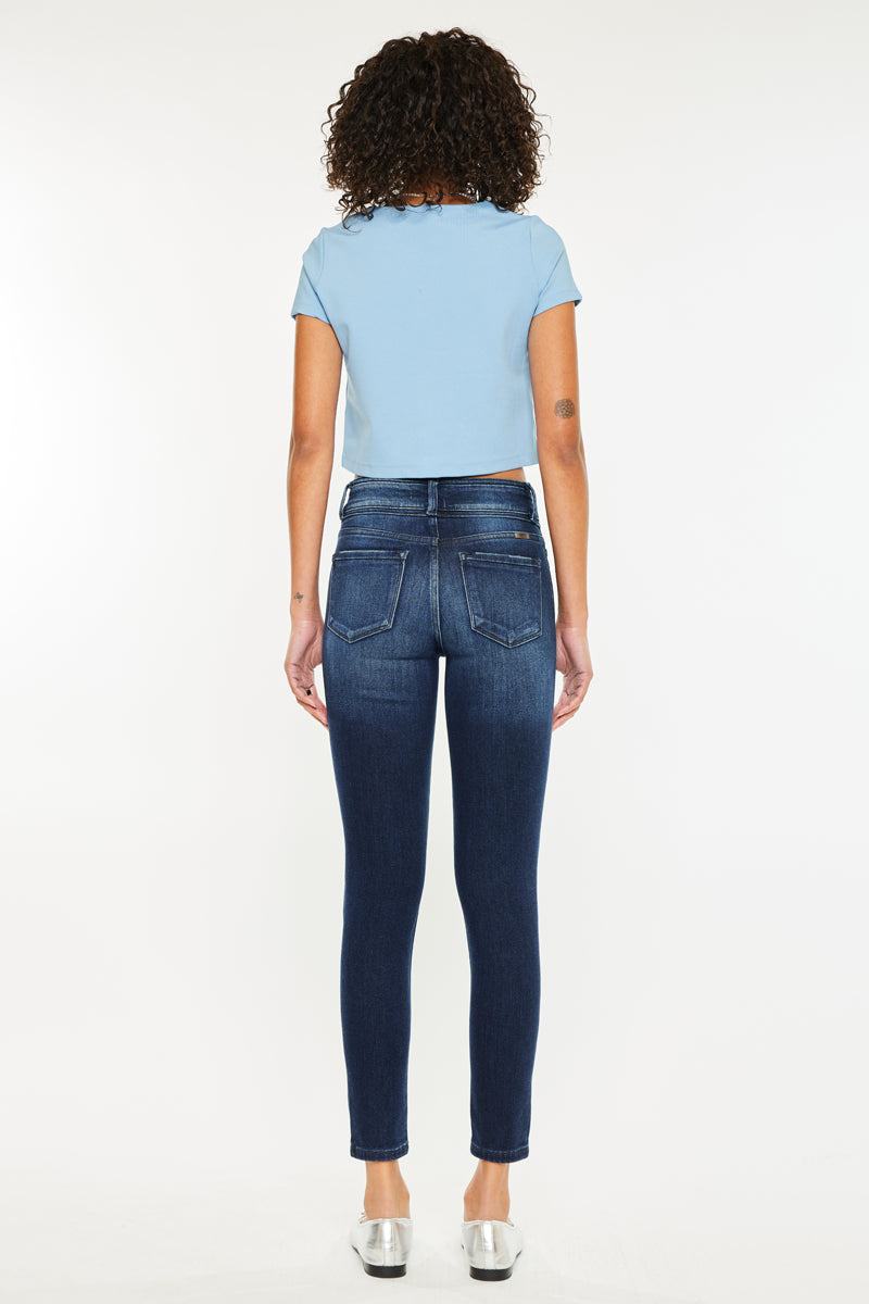 Genelin High Rise Super Skinny Jeans - Official Kancan USA