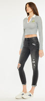 Cassidy High Rise Ankle Skinny Jeans - Official Kancan USA