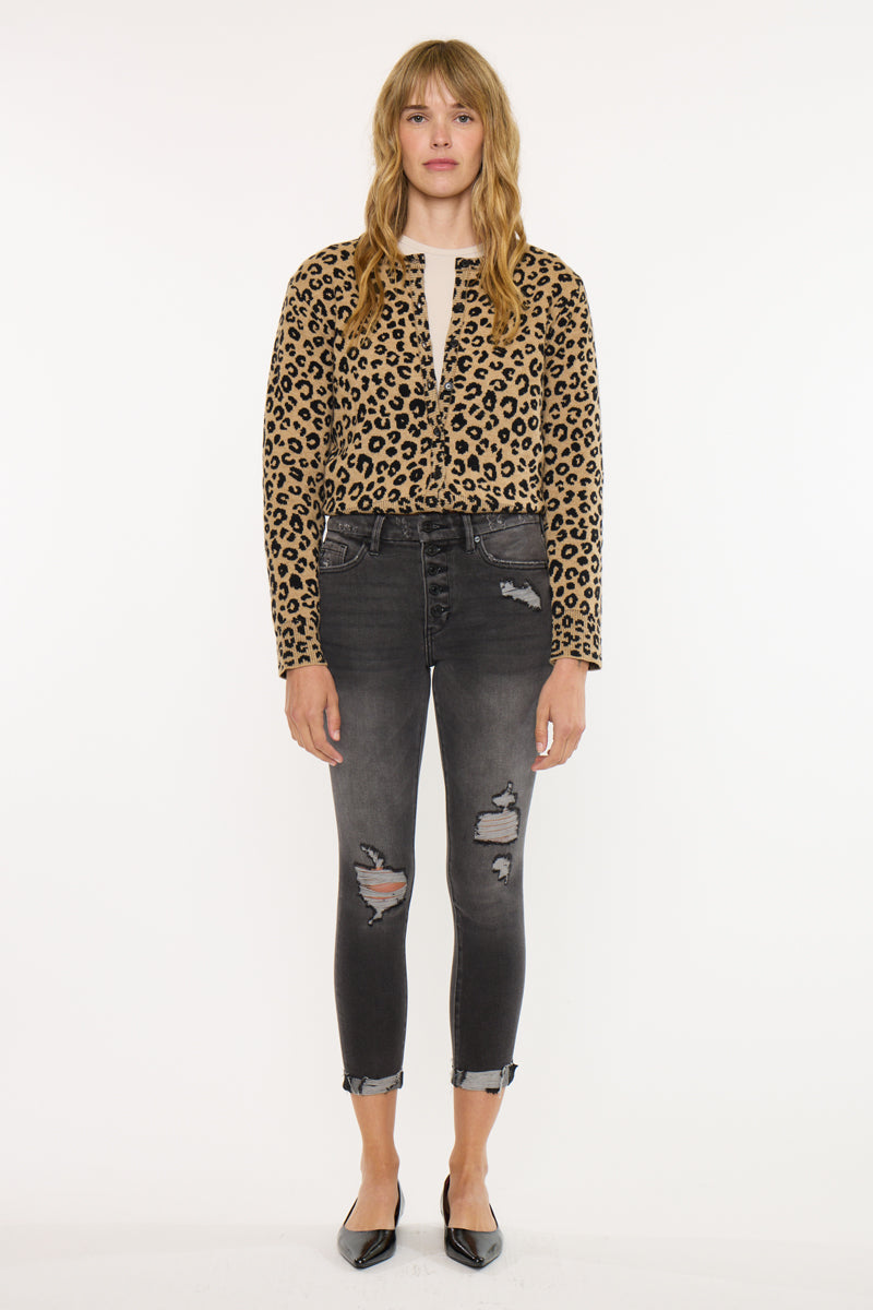 Cassidy High Rise Ankle Skinny - Official Kancan USA