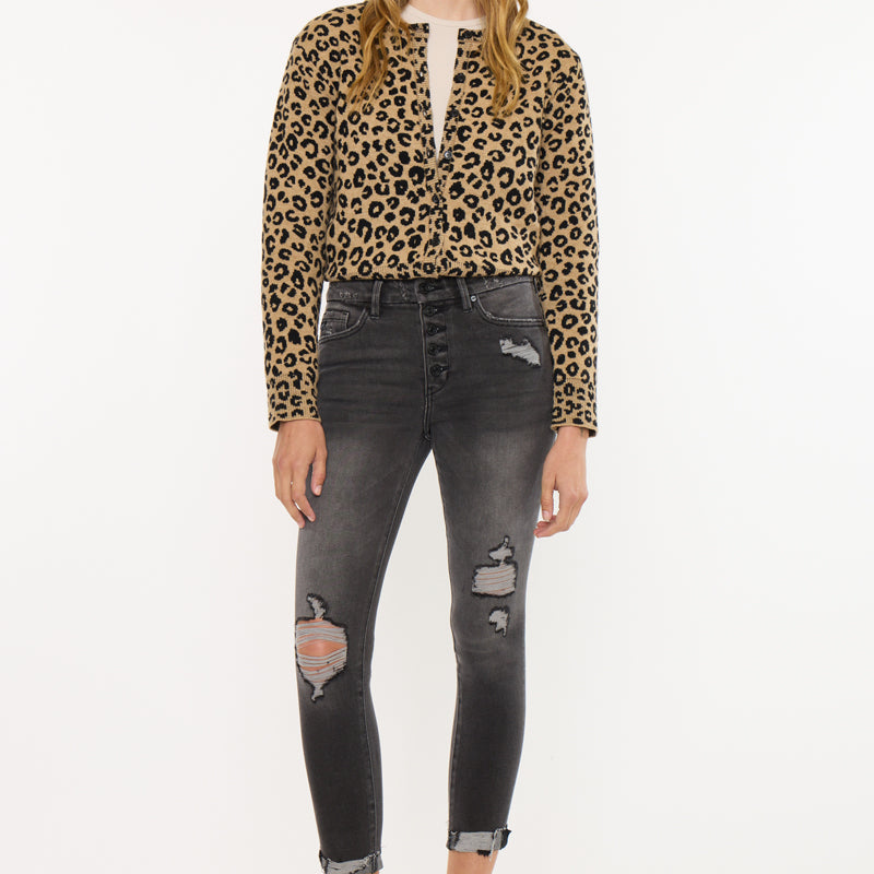 Cassidy High Rise Ankle Skinny - Official Kancan USA