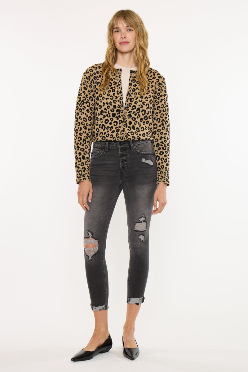 Cassidy High Rise Ankle Skinny - Official Kancan USA