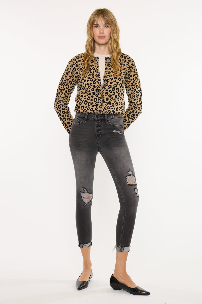 Cassidy High Rise Ankle Skinny - Official Kancan USA