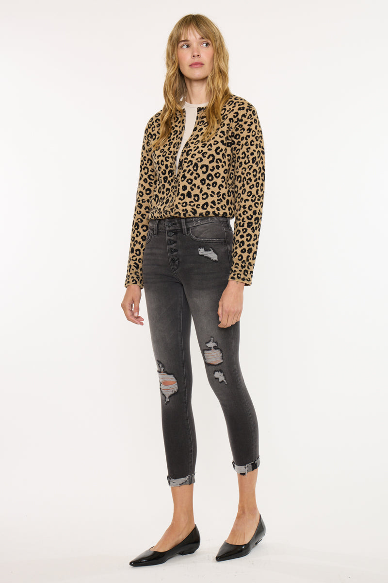 Cassidy High Rise Ankle Skinny - Official Kancan USA