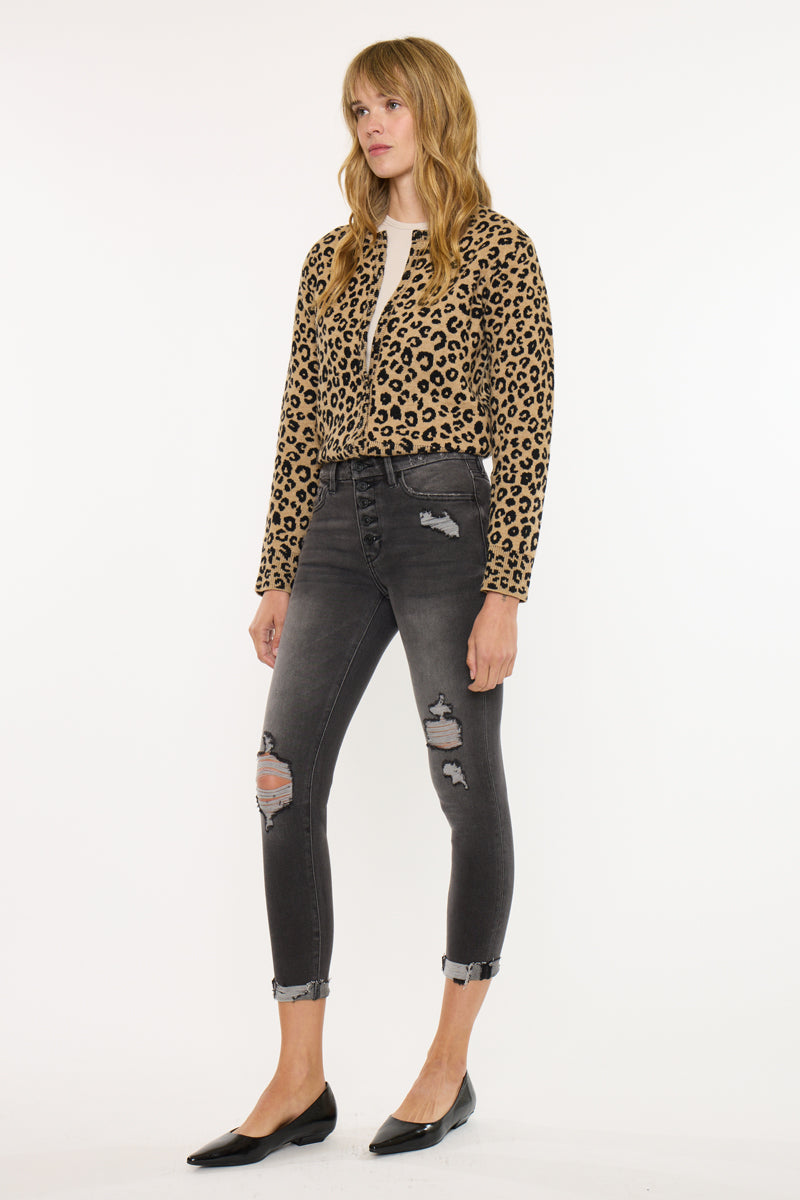 Cassidy High Rise Ankle Skinny - Official Kancan USA