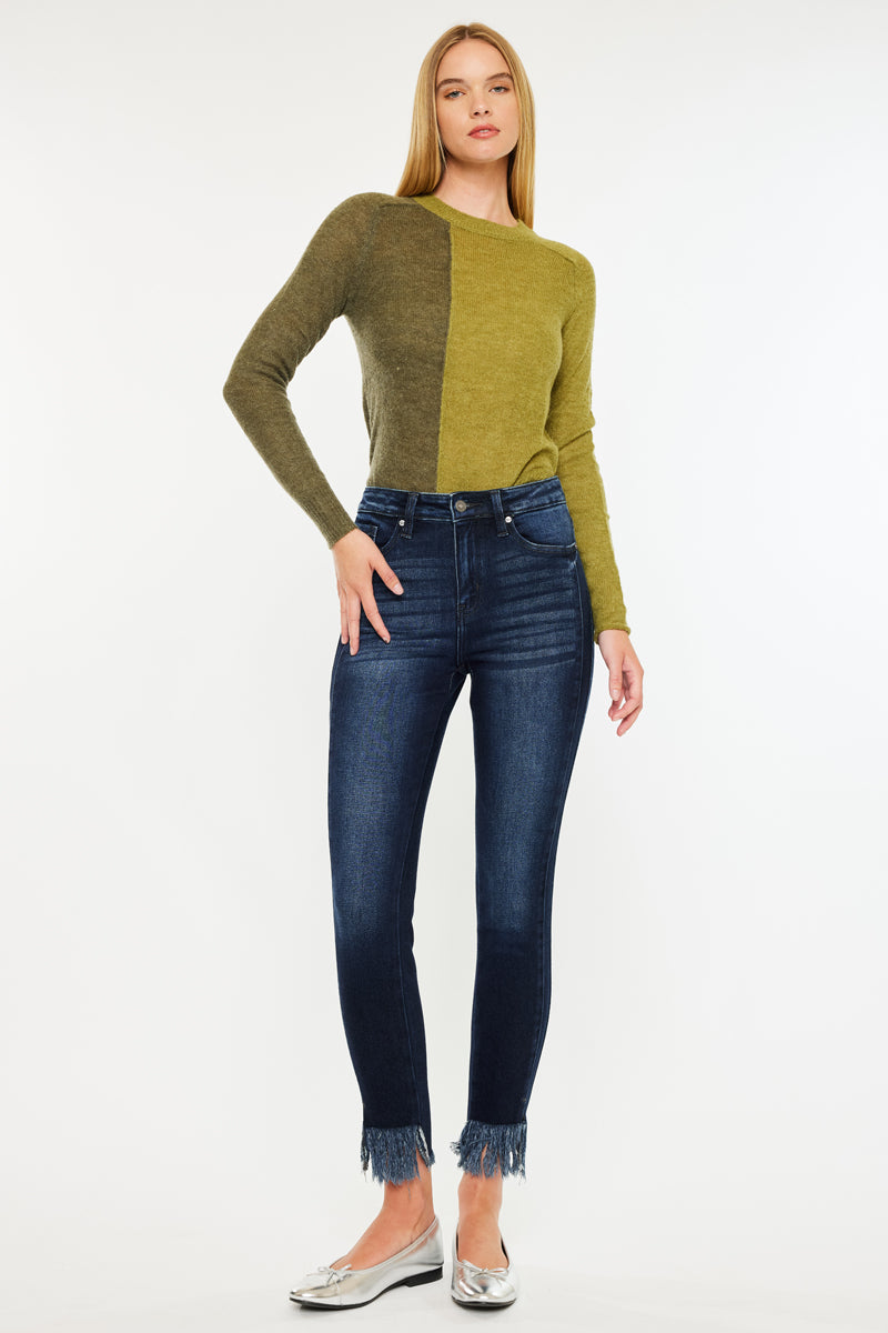 Sylvia High Rise Ankle Skinny Jeans - Official Kancan USA