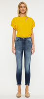 Eliza High Rise Ankle Skinny Jeans - Official Kancan USA