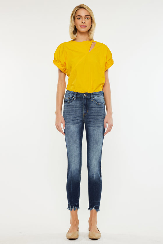 Eliza High Rise Ankle Skinny Jeans - Official Kancan USA