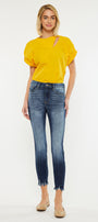 Eliza High Rise Ankle Skinny Jeans - Official Kancan USA