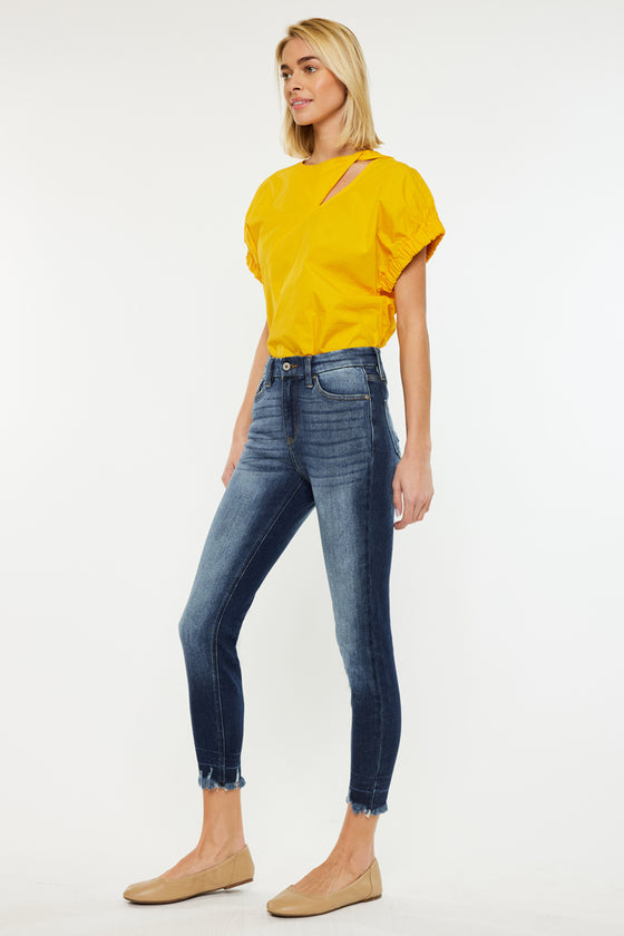Eliza High Rise Ankle Skinny Jeans - Official Kancan USA
